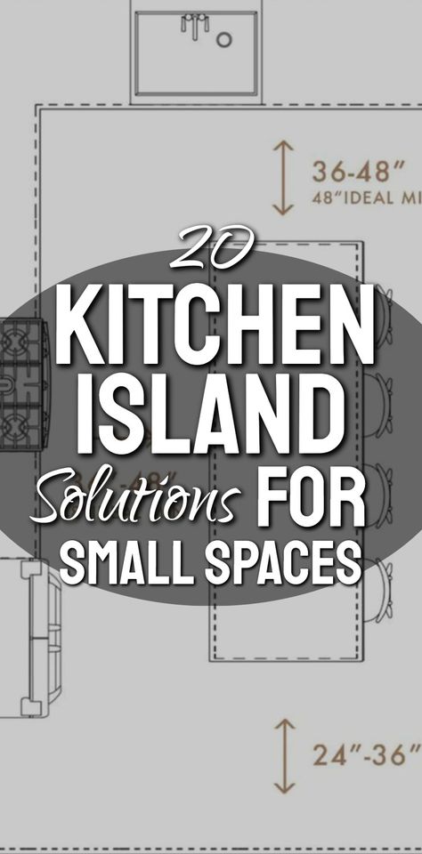 Kitchen Island Solutions For Small Spaces ideas with storage storage, lighting and more ideas for small kitchen remodeling on a budget to fit a traditional kitchen island or cottagecore country breakfast bar island table or DIY kitchen cart in a tiny narrow kitchen. Pretty clever easy DIY kitchen storage hacks for small kitchen layouts. Small apartment kitchen island with seating ideas Tiny Narrow Kitchen, Island In Small Kitchen Layout, Small Kitchen Breakfast Bar Ideas, Small Apartment Kitchen Island, Bar Island Table, Narrow Kitchen Layout, Breakfast Bar Island, Diy Kitchen Cart, Apartment Kitchen Island