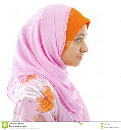 Figure Drawing Reference, Side Profile, Portrait Inspiration, Muslim Women, Pose Reference, Hijab Fashion, Human