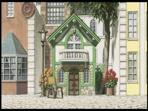 The Cat Returns: The Cat Bureau The Cat Returns, Start A Website, Anime City, City Cartoon, Ghibli Artwork, Castle In The Sky, Studio Ghibli Art, Ghibli Art, Ghibli Movies