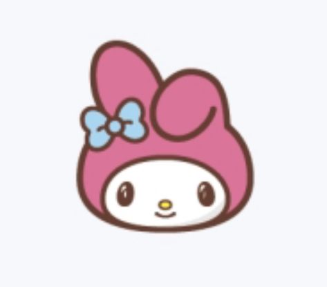 My Melody Emoji, My Melody Drawing, Sanrio Drawing, Hello Melody, Line Emoji, Karakter Sanrio, Hello Kitty Images, Hello Kitty Themes, Hello Kitty Aesthetic