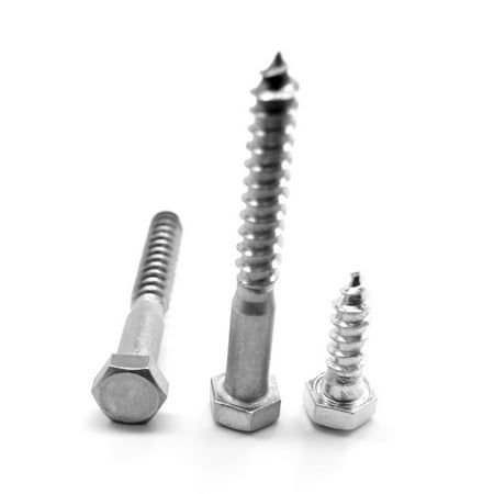 PRODUCT SPECIFICATIONS Part #: 0000-111801 Fastener Type: Hex Lag Screw Size Description: 1/4"-10 x 1 1/2" Diameter/Nominal Size: 1/4" Length: 1 1/2" Thread Pitch: 10 Thread Direction: Right System of Measurement: Inch Material: Low Carbon Steel Finish: Zinc Plated Head Type: Hex Drive Type: External Hex Average Piece Weight: 0.0196200 lbs. Lag screws or lag bolts are primarily used in wood construction for heavier load applications than most wood screws can support. Lag Bolts, Washer Machine, Cable Railing, Hardware Fasteners, Screws And Bolts, Low Carbon, Socket Set, Wood Screws, Wood Construction