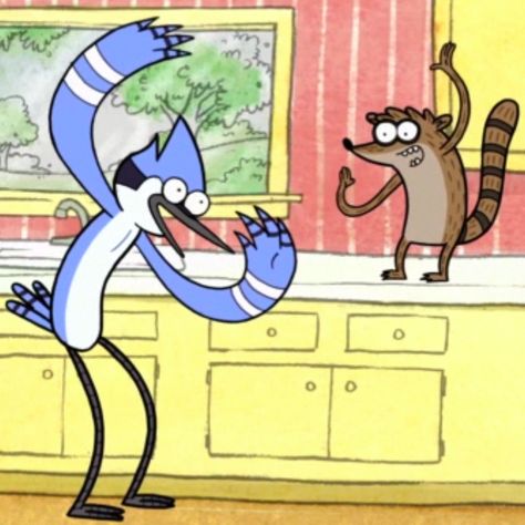 Mordecai & Rigby Mordicai Icon Regular Show, Regular Show Mordecai And Rigby, Rigby And Mordecai, Regular Show Mordecai, Rigby Regular Show, Mom Joke, Mordecai And Rigby, Mordecai Y Rigby, Regular Show