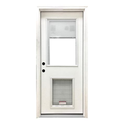 White wooden doors