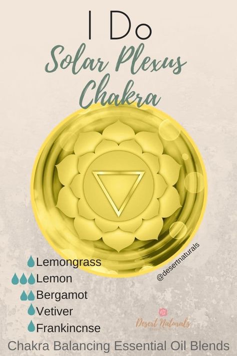 Balance your Solar Plexus Chakra with this essential oil blend. Learn how to identify common symptoms of an unbalanced Solar Plexus Chakra, and which essential oils to use to balance this Chakra. Complete with a diffuser blend and a rollerball blend. via @desertnaturals Solar Plexus Essential Oils, Chakra Diffuser Blends, Solar Plexus Essential Oil Blend, Essential Oil Recipes Diffuser Sleep, Solar Plexus Chakra Essential Oils, Crystals For Solar Plexus Chakra, Sacral Chakra Essential Oil Blend, Unblock Solar Plexus Chakra, Essential Oils For Chakras