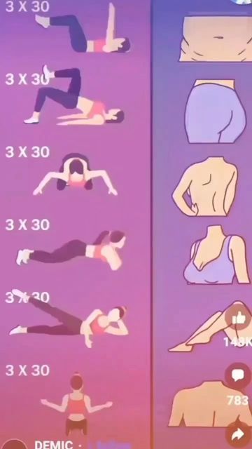 Exercise For Women, Latihan Kardio, Latihan Yoga, Workout Without Gym, Formda Kal, Bodyweight Workout Beginner, Weight Workout Plan, Gymnastics Workout, At Home Exercises