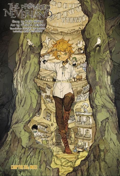 Angel Manga, Neverland Art, Dark And Twisted, The Promised Neverland, Promised Neverland, Anime Wall Art, Manga Covers, An Anime, Art Sketchbook