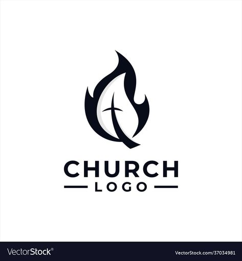 Church Logo Ideas, Church Logo Design, Church Logo, Design Vector, Logo Design Inspiration, Logo Templates, Png Images, Line Art, Vector Images