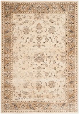 Safavieh Caramel Vintage VTG168 rug - Traditional Rectangle 6' 7" x 9' 2" Girly Workspace, Stone Rug, Vintage Style Rugs, Safavieh Rug, Beige Carpet, Rug Direct, Transitional Area Rugs, Classic Rugs, Patterned Carpet