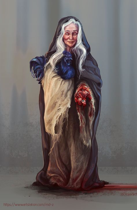 Dnd Grandma, Old Witch Character Design, Old Dnd Character, Old Witch Art, Old Lady Art, Woman Priest, Old Witch, Old Hag, Witch Characters