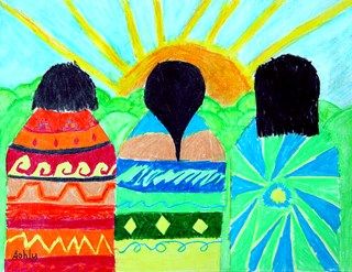 Check out student artwork posted to Artsonia from the 5th Grade:  Native… Multi Cultural Art, Native American Art Projects, Native American Projects, Native American Blanket, 4th Grade Art, 5th Grade Art, Classroom Art Projects, Jr Art, Art Exhibit