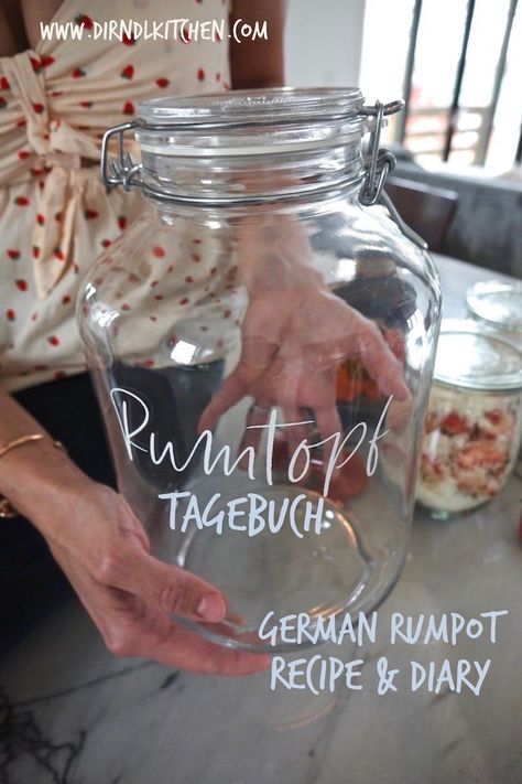 Rumtopf: German Rumpot Recipe Rumtopf Recipe, Brandied Fruit, Irish Foods, German Foods, German Wine, Homemade Vanilla Extract, Plant Based Desserts, Fresh Fruit Juice, German Recipes