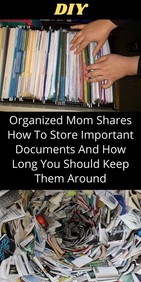 Family Emergency Binder, Paper Clutter Organization, Declutter Home, Organizing Paperwork, Paper Clutter, Organized Mom, Important Documents, How To Store, Documents Organization