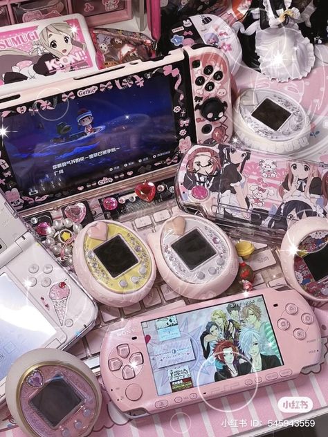 헬로키티 배경화면, Pink Games, Kawaii Games, Nintendo Switch Case, Cute Camera, Retro Gadgets, Image Swag, Kawaii Core, Cute Games