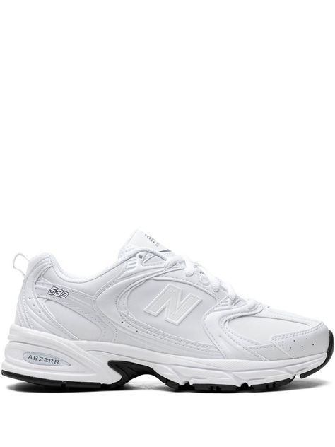 New Balance 530 "White/Castlerock" sneakers.
#Chunky_White_Shoe #Classic_Sneakers_Women #White_Rubber_Shoes #Chunky_White_Shoes White New Balance Shoes, Trendy White Sneakers, New Balance 530 White, White Rubber Shoes, Shoes Nb, Wide Feet Shoes, Simple Sneakers, World Balance, All White Shoes