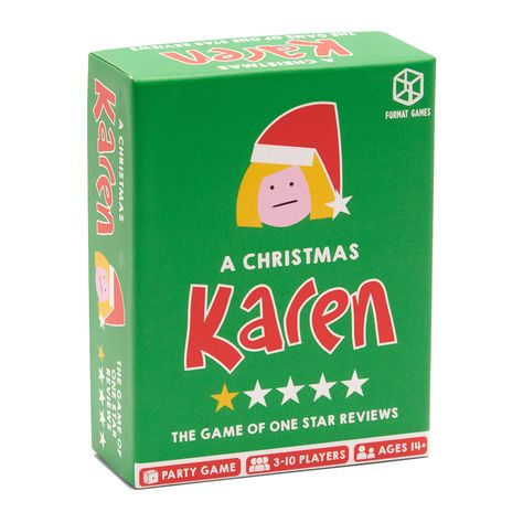 PRICES MAY VARY. FESTIVE BLUFFING FUN: Get into the holiday spirit with A Christmas Karen, the hilarious game where players mix fake complaints with real one-star reviews to become the ultimate Christmas Karen. HILARIOUS FAKE COMPLAINTS: Craft your own fake grievances and slip them in among genuine one-star reviews to outwit your opponents and prove you're the true Christmas Karen. FESTIVE SEASON MUST-HAVE: Perfect for holiday gatherings, this must-have game guarantees laughter and entertainment Safari Kids, Games Christmas, Family Party Games, Real Christmas, Radio Personality, Holiday Games, Ultimate Christmas, Game Nights, Playing Card Deck