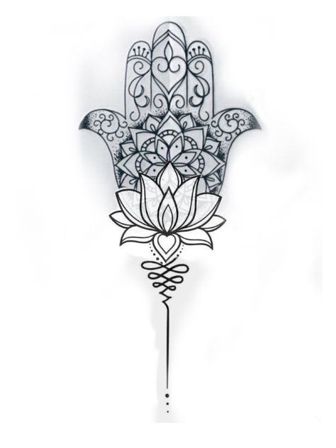 Hamsa And Lotus Tattoo, Hamsa Hand With Lotus Flower, Floral Hamsa Tattoo, Lotus Hamsa Tattoo, Fine Line Hamsa Tattoo, Hamsa Back Tattoo, Hasma Tattoos For Women, Hamsa Tattoo Design For Women, Mudra Tattoo