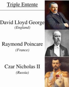 (Top to bottom): David Lloyd George, Raymond Poincare, and Czar Nicholas II. Triple Entente, David Lloyd George, Movie Posters