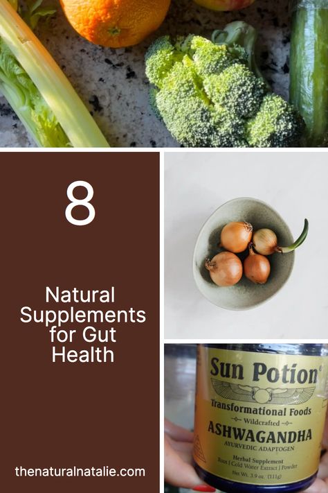 Explore 'Natural Natalie's 8 natural supplements for gut health, an effective and healthy way to keep your digestive system in optimal functioning. From probiotics to herbal teas, these supplements have proven to be a game-changer in many people's health journeys. Join Natalie as she shares her wealth of knowledge on these life-changing gut healers. Supplements For Gut Health, Food Health Benefits, Fresh Turmeric, Improve Gut Health, Super Foods, Herbal Teas, Digestive Enzymes, Improve Digestion, Fermented Foods