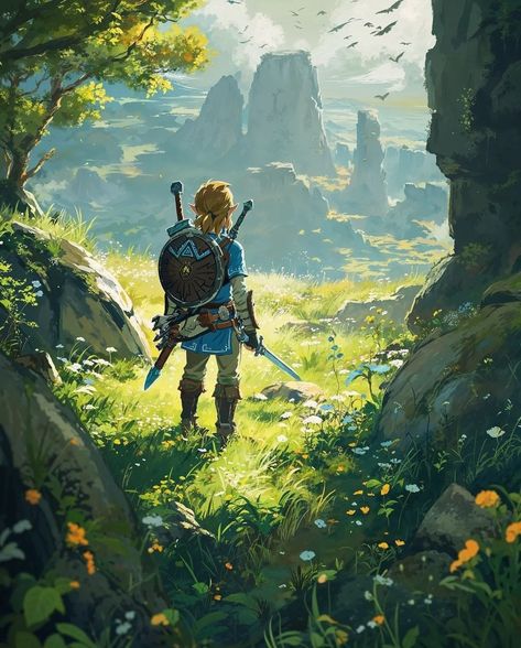 Link Background Aesthetic, Link Art Zelda, Link Legend Of Zelda Aesthetic, Legends Of Zelda Fanart, Legend Of Zelda Breath Of The Wild Wallpaper, Zelda Background Wallpapers, Zelda Breath Of The Wild Art, Legend Of Zelda Breath Of The Wild Art, Zelda Breath Of The Wild Fanart