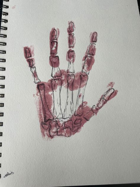 #hand #skeleton #art #grunge #draw #aquarell #aesthetic Drawing Project Ideas, Skeleton Hand Drawing, Skeleton Hands Drawing, Give Me Your Hand, Hand Skeleton, Skeleton Art, Skeleton Hand, Skeleton Hands, Hand Drawing