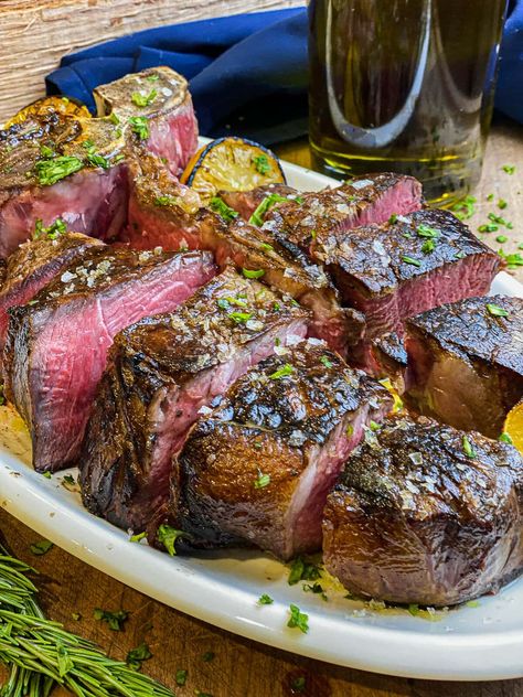 How To Cook Steak Florentine - Grillseeker Steak Florentine, Florentine Steak, Learning How To Cook, Cook Steak, Porterhouse Steak, Grill Grates, How To Grill Steak, Clarified Butter, How To Cook Steak