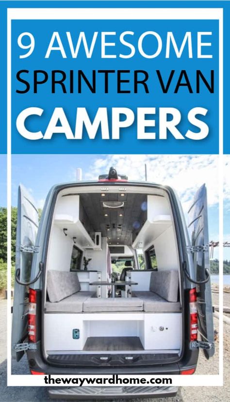 Traveling Van, Custom Sprinter Van, Sprinter Van Camper, Mini Motorhome, Van Builds, Sprinter Rv, Camper Van Conversions, Conversion Vans, Travel Vans