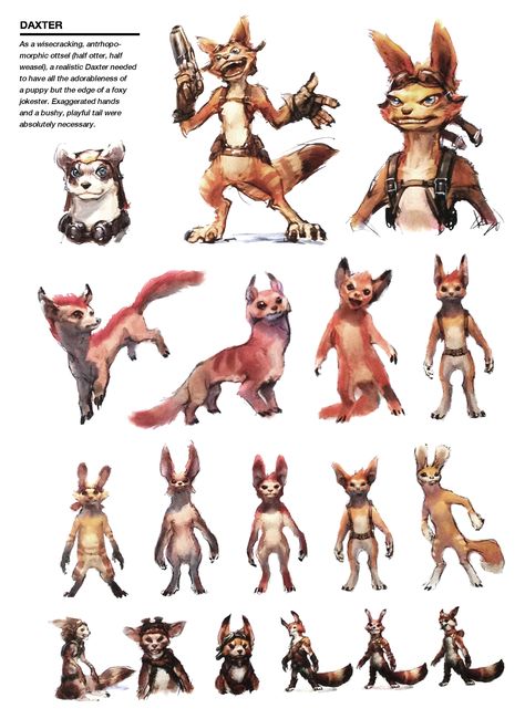 Jak And Daxter, Uncharted Series, Jak & Daxter, Game Concept Art, My Pokemon, Creature Concept, Uncharted, Process Art, Video Game Art