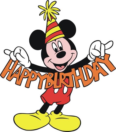 Mickey Mouse Happy Birthday 68 T Shirt Iron on Transfer Happy Birthday Pics, Mickey Mouse Happy Birthday, Happy Birthday Mickey Mouse, Miki Mouse, Mickey Mouse Svg, Mickey And Minnie Love, Mickey Mouse Images, Mouse Drawing, Birthday Pics