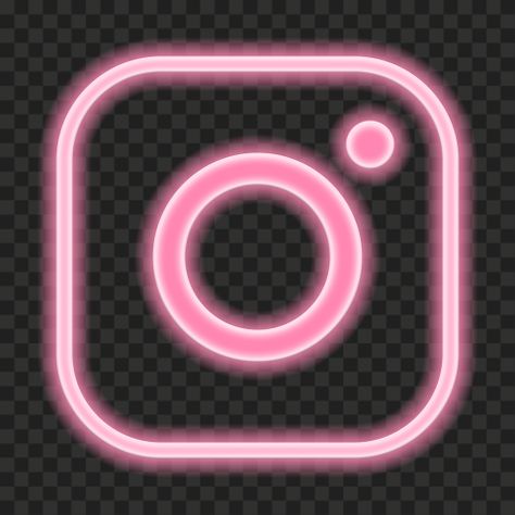 Instagram Logo Png Hd, Instagram Logo Icons, Instagram Logo Aesthetic, Beautiful Pink Aesthetic, Instagram Icon Pink, Pink Aesthetic Instagram, Aesthetic Light Pink, Outline Background, Neon Instagram