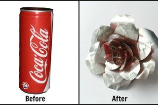 Soda Can Flowers, Metal Wire Art, Rose Making, Soda Can Art, Soda Can Crafts, Metal Roses, Aluminum Can Crafts, Aluminum Crafts, Recycle Cans