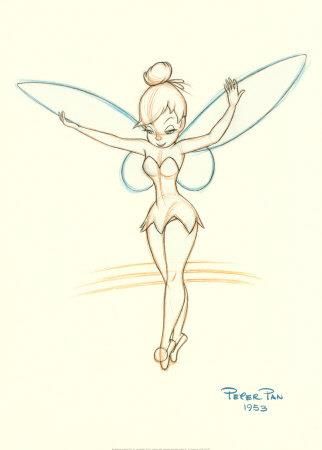 Tinkerbell, original concept art Bell Art, Drawing Eyes, Prințese Disney, Disney Art Drawings, Disney Sketches, Drawing Faces, Pola Sulam, Art Disney, Arte Disney