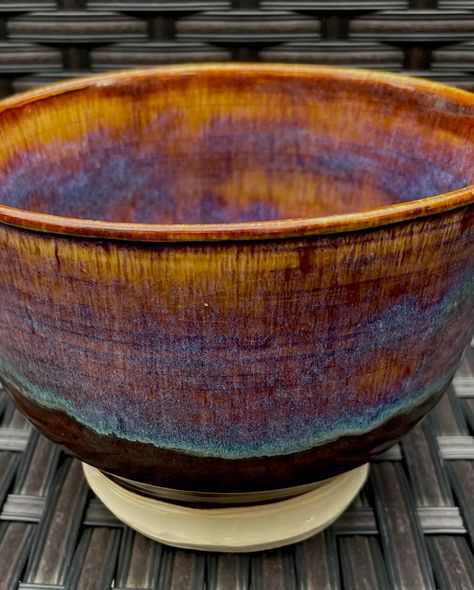 Finally did an old classic - Amaco Iron Lustre with Oatmeal over. I love moving this pot and watching the color play! #howiamaco @amacobrent #pottery #michiganartist #ceramicsofinstagram @ferndaleartsandbeautification Amaco Iron Lustre, Iron Lustre Glaze, Amaco Oatmeal, Pottery Decoration, Glaze Combos, Amaco Glazes, Color Play, Artist On Instagram, Oatmeal