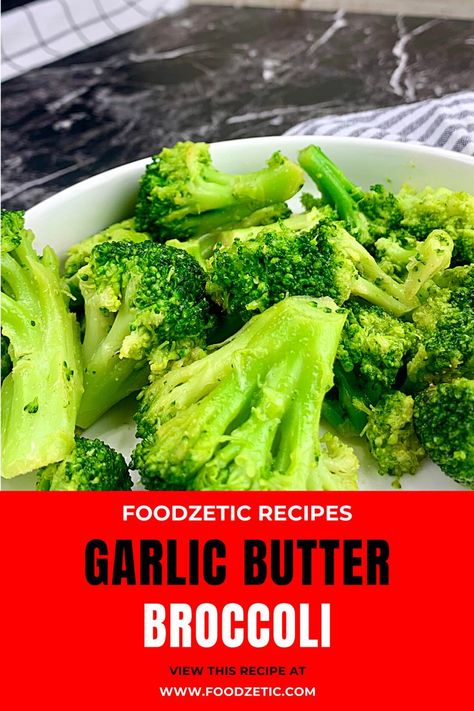 Garlic Butter Broccoli, Steamed Broccoli Recipes, Sauteed Broccoli, Broccoli With Garlic, Butter Broccoli, Broccoli Sauteed, Weekend Recipes, Garlic Roasted Broccoli, How To Make Broccoli