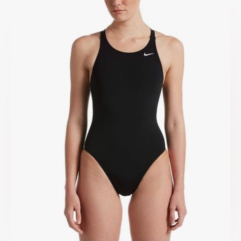 New, Not Worn Nike One Piece Swimsuit, Nike Swimsuit, Swimsuits Sporty, Reversible Swimwear, Competitive Swimming Suits, Nike Swim, Womens Tankini, Nikes Girl, Blue Swimsuit