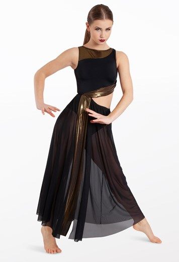 Contemporary Dance Dress, Empress Dress, Dance Moms Costumes, Contemporary Dance Costumes, Mesh Maxi Skirt, Contemporary Costumes, Ballet Clothes, Unique Costumes, Current Styles