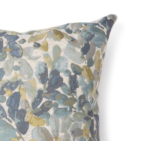 Better Homes & Gardens Botanical Decorative Square Pillow, 20" x 20", Blue - Walmart.com Blues And Greens, Fabric Accessories, Pillow Fabric, Blue Pillows, Better Homes And Gardens, Better Homes, Square Pillow, Room Ideas, Family Room