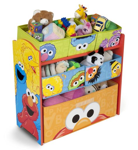 Delta Children MultiBin Toy Organizer Sesame Street * You can find more details by visiting the image link-affiliate link. #nurseryfurniture Sesame Street Toys, Street Gang, Toy Storage Organizer, Kids Toy Organization, Toy Organizer, Toy Storage Organization, Colorful Images, Toy Bins, Fabric Storage Bins