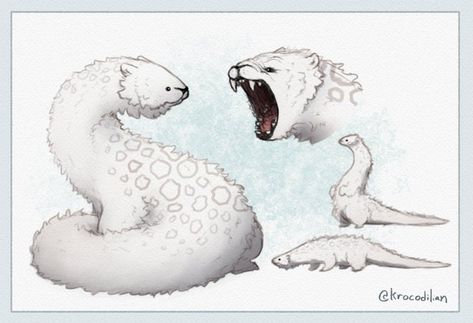 (5) Media Tweets by Kroco 🌿 (@krocodilian) / Twitter Polar Bear Character Design, Forest Character Design, Animal Hybrids, Magic Creatures, Crow Feather, Animal Studies, Creature Fantasy, Mystical Animals, Creature Artwork