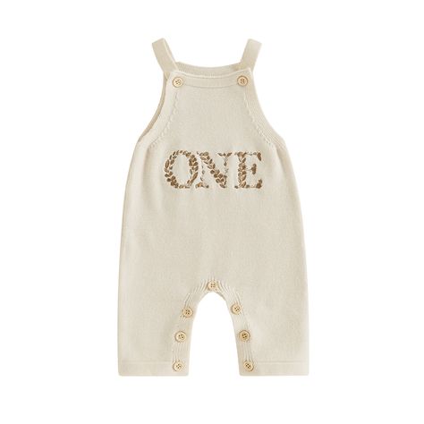 Citgeett Summer Toddler Baby Boys Girls Suspender Pants Embroidery Letters Knit Pants Birthday Baby Boy Birthday Outfit, Pants Embroidery, Baby Birthday Outfit, 1st Birthday Outfit Girl, Pattern Jumpsuit, Baby Suspenders, Cake Outfit, Birthday Clothes, Girls In Suspenders