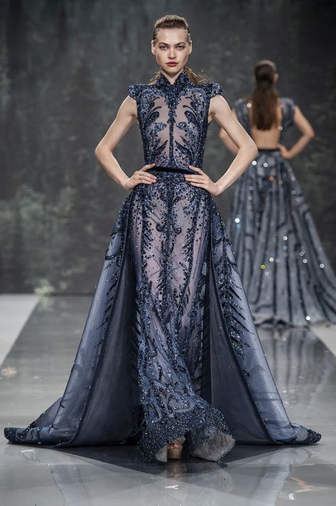 MaySociety — Ziad Nakad Haute Couture Fall/Winter 2018-2019 Collection #fashion #runway #outfit #dress #shoes #style Look Gatsby, Ziad Nakad, 2019 Couture, Collection Couture, Madame Figaro, Couture Gowns, Gorgeous Gowns, Couture Collection, Beautiful Gowns