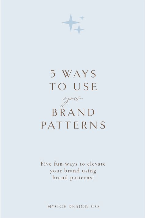 How to use brand patterns for an elevated brand experience | Brand pattern inspiration | Brand pattern how to | How to create brand patterns | Wedding photographer branding | Creative entrepreneur branding #hyggedesignco Hygge Branding, Brand Patterns, Wedding Photographer Branding, Hygge Design, Brand Pattern, Squarespace Web Design, Create Brand, Entrepreneur Branding, Brand Assets