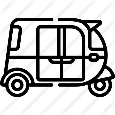 Decal Ideas, Tuk Tuk, Bike Rental, Diy Box, Icon Font, Vector Icons, Premium Vector, Transportation, Vector Free