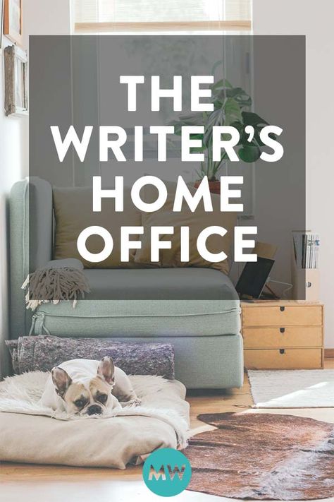 Do Writers Really Need a Home Office? Writers Workspace Home Office, Writing Room Ideas Cozy, Writer Office Ideas, Writing Room Ideas Home Offices, Writers Office Workspaces, Writer Home Office, Writing Nook Writers Work Spaces, Writing Nook Ideas, Writer Workspace