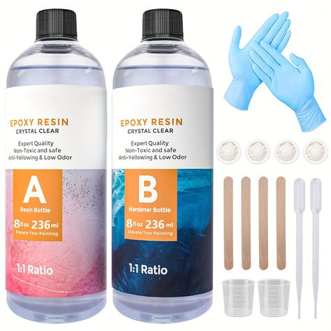 Crystal Clear Epoxy Resin, Food Safe Epoxy, Clear Epoxy Resin, Jewelry Making Kits, Casting Resin Molds, Rv Parts And Accessories, Stir Sticks, Clear Epoxy, Art Resin