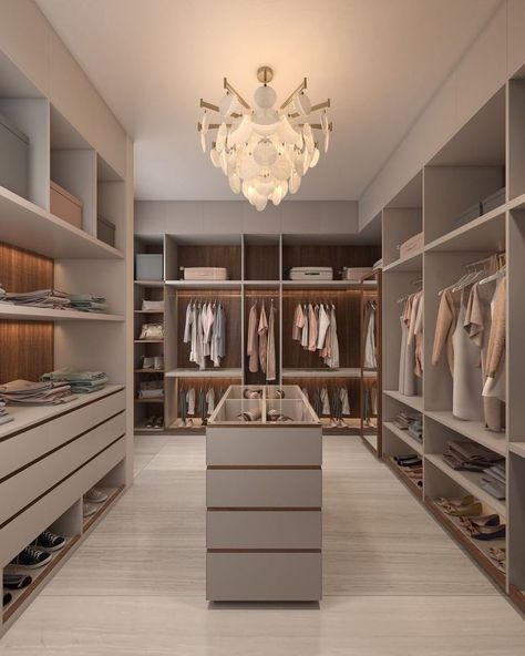 Huge Walking Closet, Mens Walking Closet, Walk In Walldrobe Design, Luxury Women Closet, Her Closet Walk In, Walk In Closet Apartment, Giant Walk In Closet, Big Closet Ideas, Big Closet Aesthetic