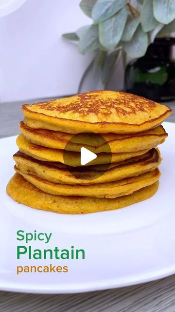 Ms. Odoom on Instagram: "This spicy Plantain pancake taste absolutely delicious   Onions Scotch bonnets All purpose flour Sugar Salt Milk (optional) Oil  #pancake #dessert #plantain" Plantain Pancakes Recipes, Easy Plantain Recipes, Plantain Flour Recipes, Plantain Puree, Plantains Recipes, Plantain Pancakes, Pancake Dessert, Plantain Recipes, Trini Food