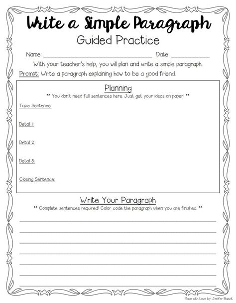 Take Your Fifth & Sixth Grade Writers From "Blah" to BRILLIANT! - Thrive in Grade Five 3rd Grade Writing Assignments, Who Am I Writing Activity, Beginner Writing Activities, How To Write A Paragraph, Homeschool 5th Grade, Fifth Grade Homeschool, Simple Paragraph, 5th Grade Curriculum, Writing First Grade