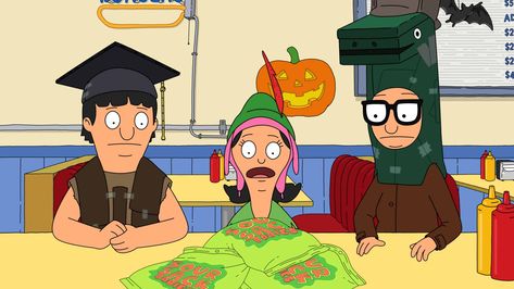 Bobs Burgers Halloween, Bob's Burgers Halloween, Bob Burgers, Halloween Episodes, Zach Galifianakis, Animation Programs, Stephanie Beatriz, Jenny Slate, Bob S