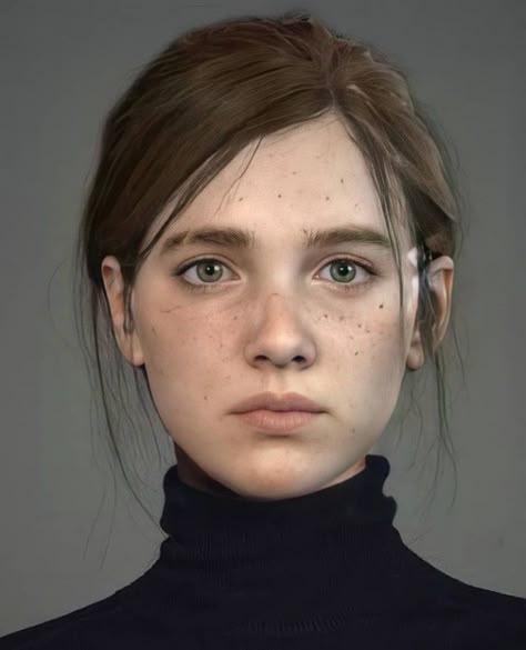 Ellie Cosplay, Zombies Apocalypse Art, Tlou Characters, Women With Freckles, The Last Of Us Ellie, Last Of Us Ellie, Futuristic Helmet, Zbrush Character, Edge Of The Universe