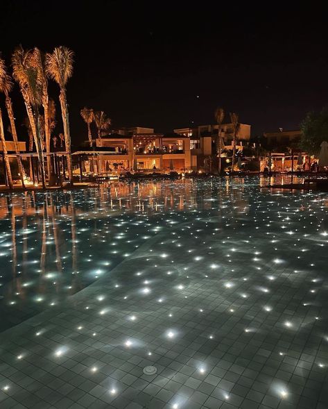 Port Royal Villas And Spa, Reference Lighting, Dreamscape Architecture, Star Lights, Port Royal, Resort Pools, Dream Pools, Pool Light, Visiting Greece